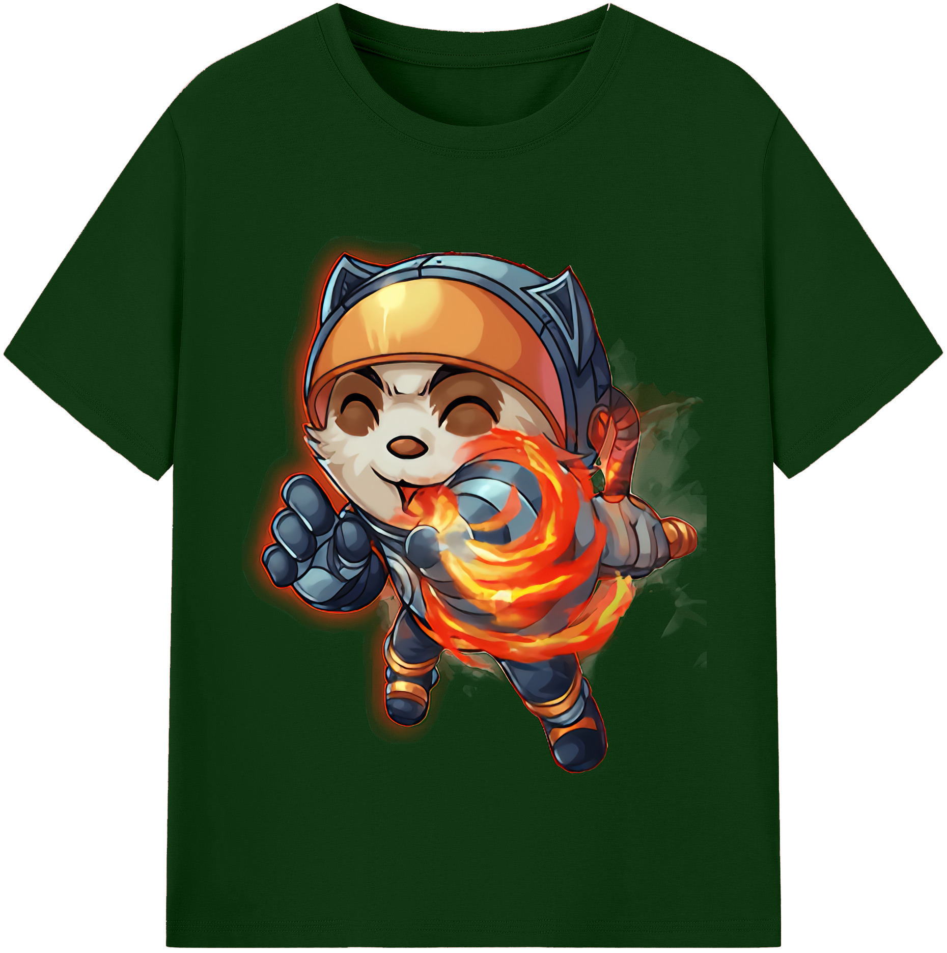 リーグ・オブ・レジェンド League of Legends LOL 綿100％半袖Tシャツ（フロントプリント）